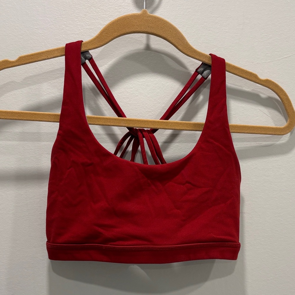 Born Primitive Crimson Strappy Sports Bra